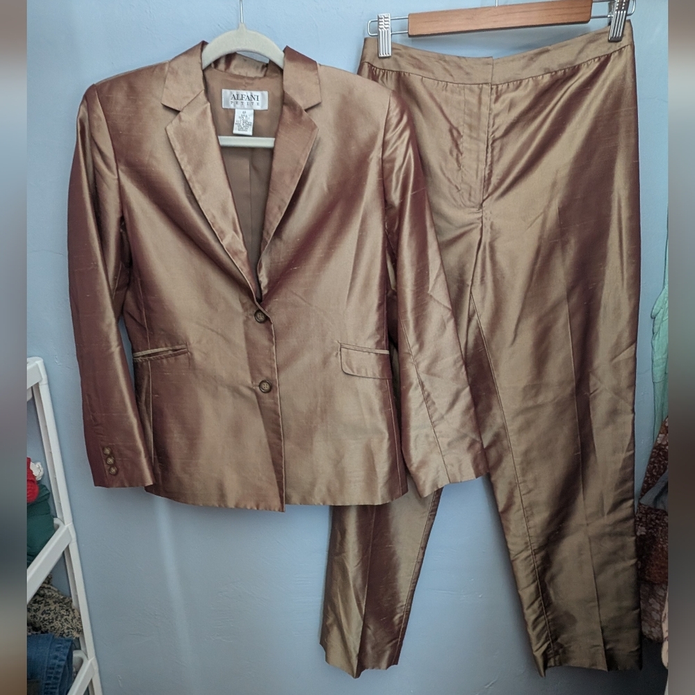 Alfani Women's Bronze Pantsuit